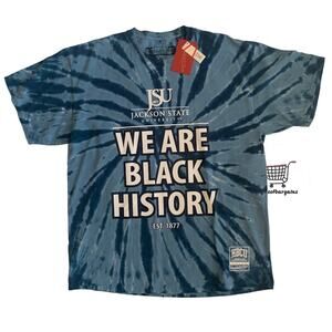 Mitchell & Ness Jackson State Men's Sz XL We Are Black History Month T-Shirt New